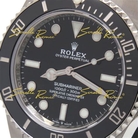 rolex submariner quadrante nero nuovo|rolex sottomarino prezzo.